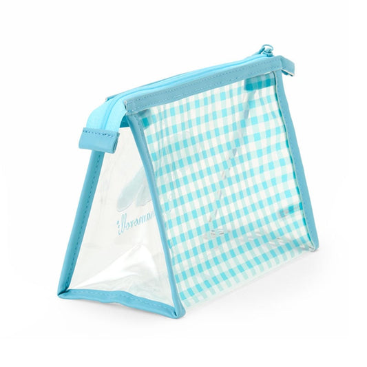 Cinnamoroll Clear Gingham Zipper Pouch