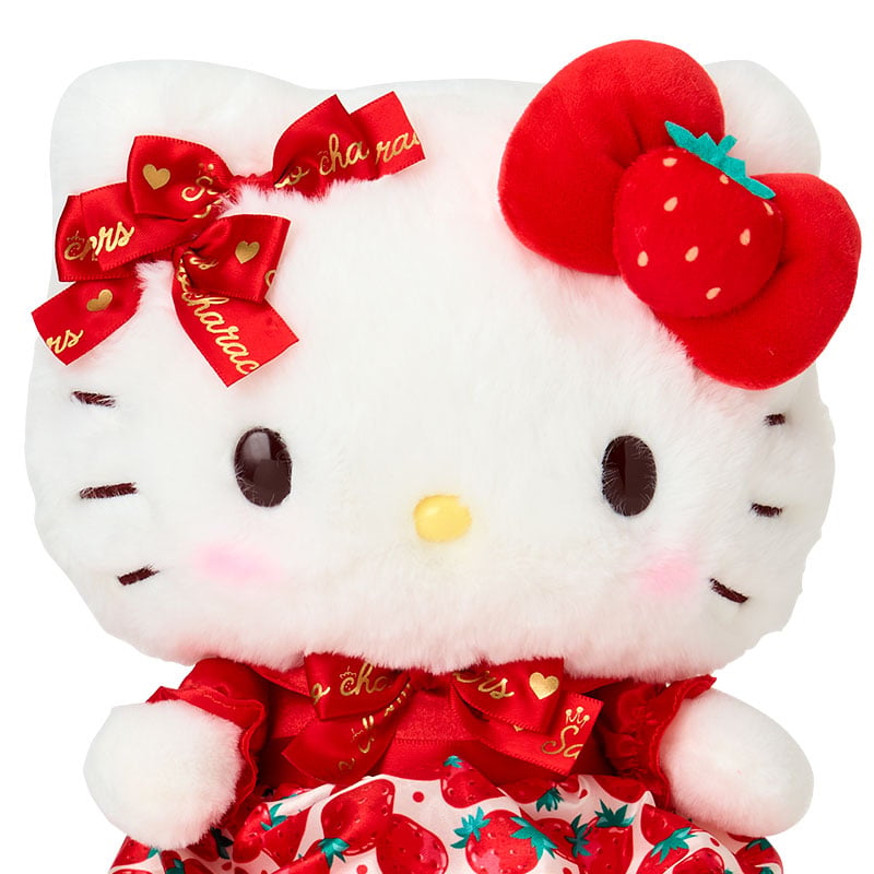 Hello Kitty 8" Plush (Strawberry News 50th Anniv. Series)