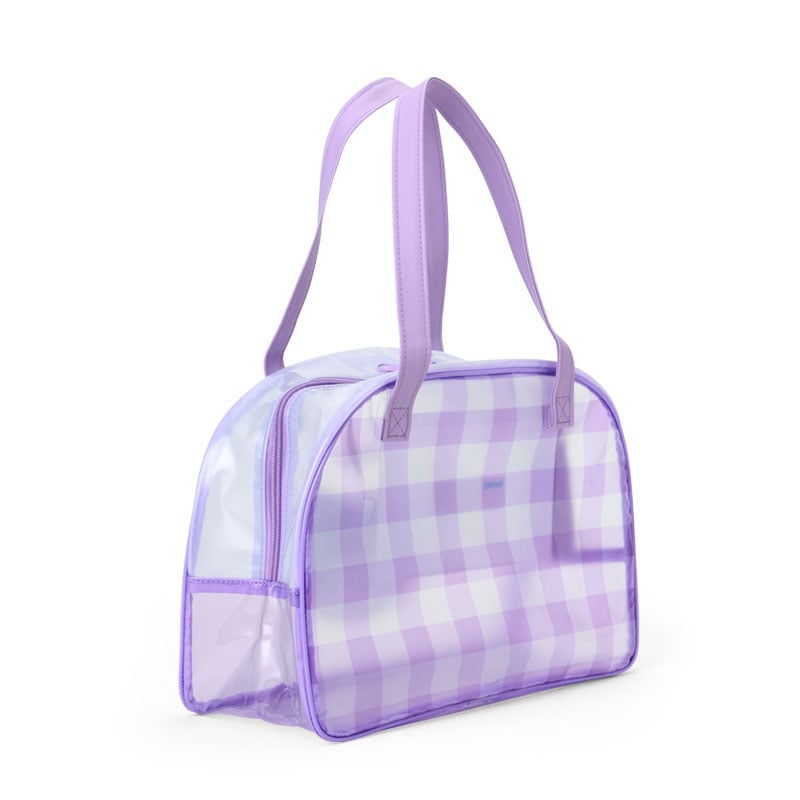 Kuromi Clear Handbag (Gingham)