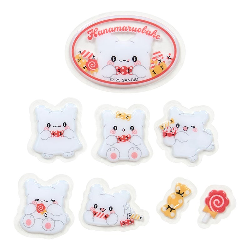Hanamaruobake 24-pc Mini Sticker Set (I Love Sweets Series)