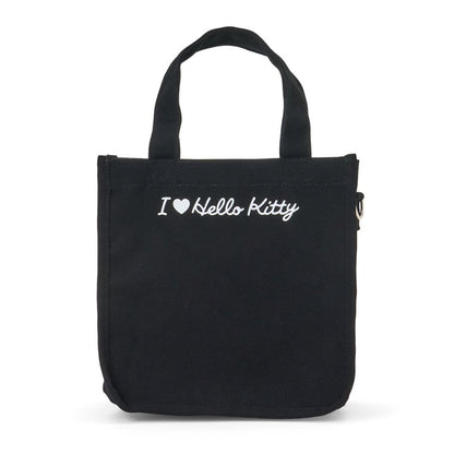 Hello Kitty 2-Way Black Mini Tote Bag (I Love Hello Kitty Series)