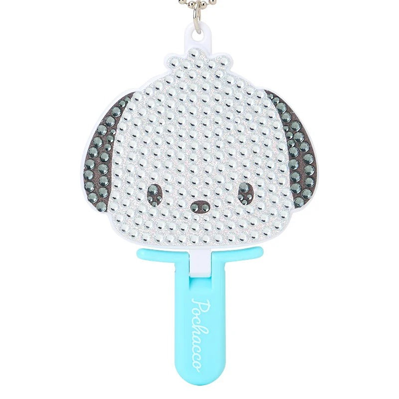 Pochacco Mini Bling Mirror Charm