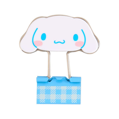 Cinnamoroll Gingham Binder Clips (Set of 3)