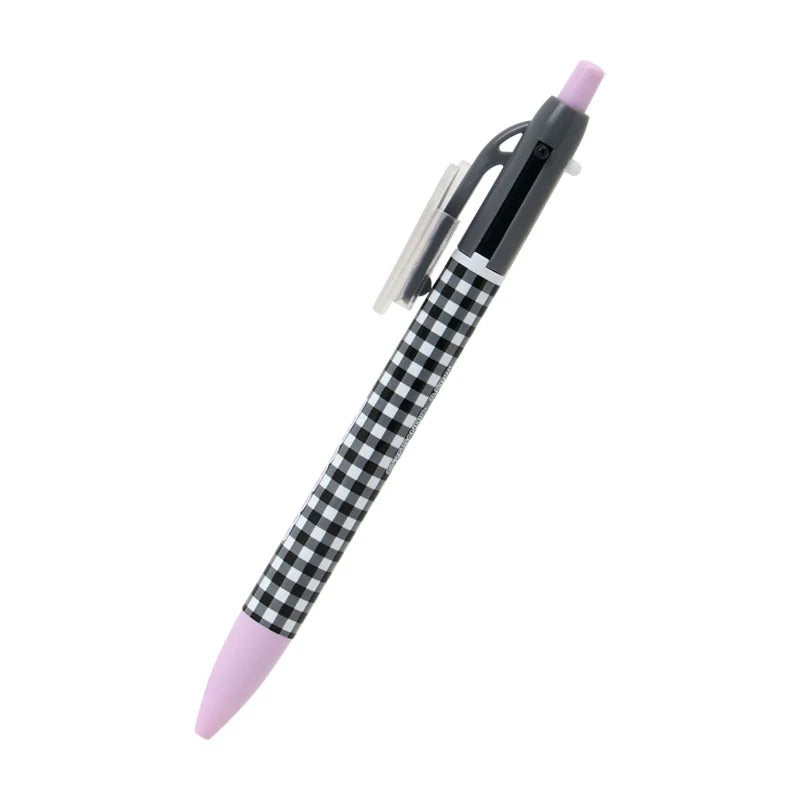 Kuromi 2-Color Gingham Retractable Pen