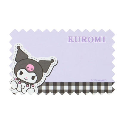 Kuromi Gingham Mini Memo Sheets