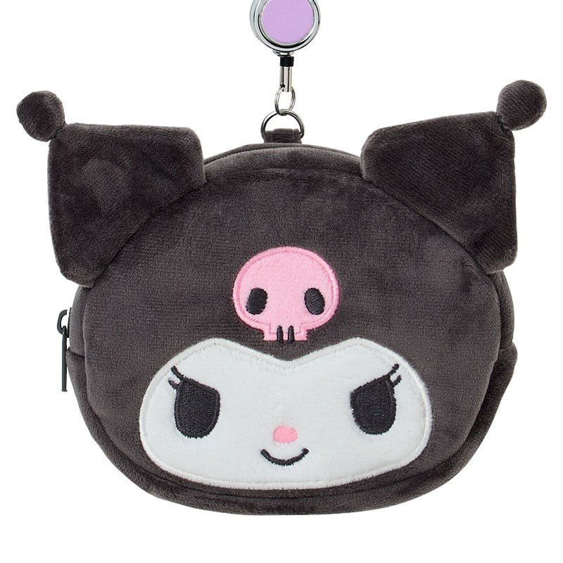 Kuromi Plush ID Badge Holder & Reel