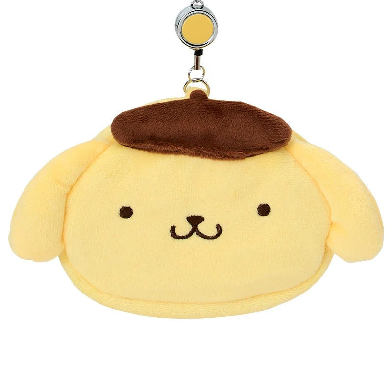 Pompompurin Plush ID Badge Holder & Reel